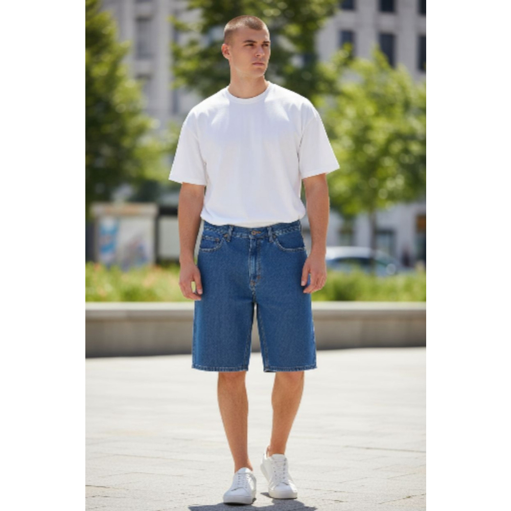George Men's 5-Pocket RELAXED ABOUT THE KNEE SIZE 34 X 10